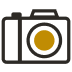 Icon of photo snapshot camera.
